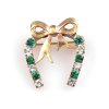 Christmas Horseshoe Pin