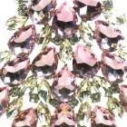 Xmas Teardrops Tree Decoration 20cm ~ Pink Clear*