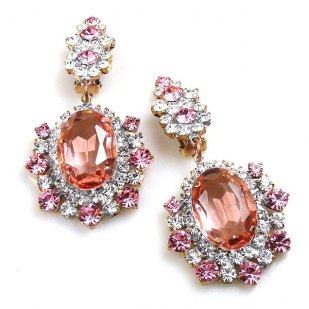 Infinite Dream Earrings Clips ~ Pink