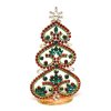 Hearts Standing Xmas Tree 16cm ~ Red Green Emerald*