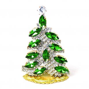Xmas Navette Standing Tree ~ Green Clear*