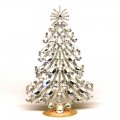 2024 Xmas Tree Decoration 20cm Ovals ~ Clear Crystal*