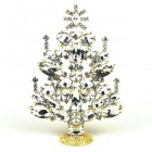 2021 Xmas Tree Decoration 16cm Navettes ~ Clear Crystal