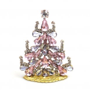Xmas Tree Standing Decoration #03 ~ Pink Violet Clear*
