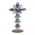 Cross Standing Decoration 8.5cm Octagons ~ Violet*