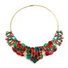 Pandora Choker Necklace ~ Red Emerald