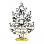 2024 Xmas Standing Tree Tears Rounds 14cm Clear Crystal*