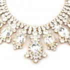 Absolue Necklace Set with Earrings ~ Clear Crystal