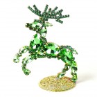 Deer ~ Christmas Stand-up Decoration Medium (L) Green