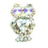 Owl Pin Medium ~ Clear Crystal*