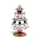 Xmas Tree Standing Decoration #06 ~ Pink Clear Red 8cm*