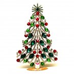 2025 Xmas Tree Decoration 20cm Ovals ~ Emerald Green Red*