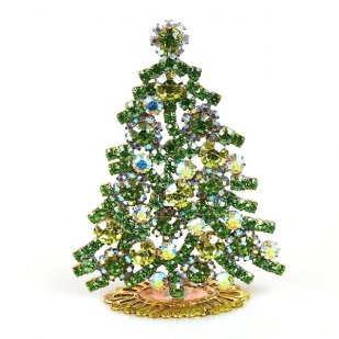Xmas Tree Standing Decoration #08 Green with AB*