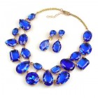 Dainty Delights Necklace with Earrings ~ Blue