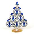 Xmas Tree Decoration Rings and Navettes ~ Clear Blue