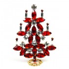 Xmas Tree Standing Decoration #15 ~ Red Clear