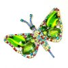 Grand Glamorous Butterfly ~ Lime Green Multicolor*