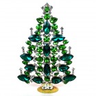 2023 Xmas Tree Decoration 21cm Navettes ~ Green Emerald*