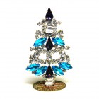 Xmas Tree Standing Decoration #06 ~ Aqua Clear Purple 8cm*