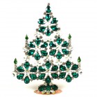 Xmas Flowers Tree Decoration 20cm ~ Emerald Clear*