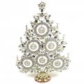 13 Inches Giant Xmas Tree with Snowflakes ~ Clear Crystal
