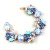 Close to Heaven Bracelet ~ Blue Tones and Clear Crystal