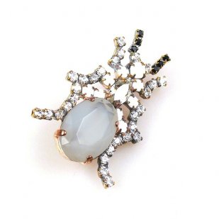 Beetle Small ~ Opaque White