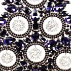 13 Inches Giant Xmas Tree with Snowflakes ~ Purple