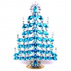 31 cm XXL Xmas Tree Table Decoration ~ Aqua Clear*