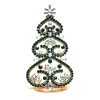 Hearts Standing Xmas Tree 16cm ~ Emerald Clear*