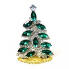 Xmas Navette Standing Tree ~ Emerald Clear*