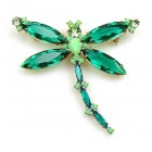 Dragonfly Navette #2 ~ Emerald
