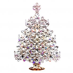 37 cm XXL Festive Xmas Tree Decoration ~ Clear Crystal*