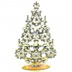 Christmas Tree Stand-up Decoration 22cm ~ Clear Crystal*