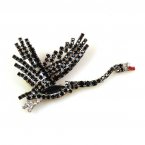 Flying Swan Pin ~ Black