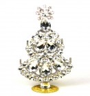 Noble Xmas Tree Decoration 16cm ~ Clear Crystal*