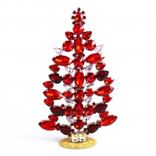 18cm Xmas Tree Decoration Navettes ~ Red Pink*