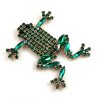 Froglet Pin ~ Emerald Green