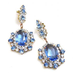 Infinite Dream Earrings Pierced ~ Light Sapphire