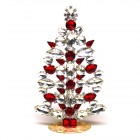 18cm Xmas Tree Decoration Navettes ~ Clear and Red*