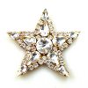 Christmas Star Brooch or Pendant ~ Bigger Clear Crystal*