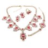 Attraction Grand Parure Hot Pink ~ Necklace Set, Bracelet, Ring