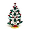 18cm Xmas Tree Decoration Navettes ~ Emerald Red Clear*
