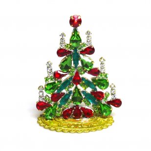 Xmas Tree Standing Decoration #03 ~ Green Red Clear*