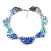 Yvette Necklace Choker ~ Blue Aqua Sapphire