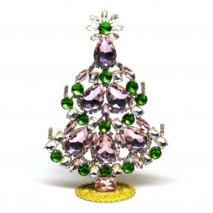 Noble Xmas Tree Decoration 16cm ~ Pink Green*