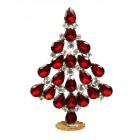 Xmas Teardrops Tree Standing Decoration 10cm ~ Red Clear*