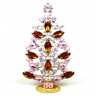 2023 Xmas Tree Decoration 18cm Navettes ~ Hyacinth Pink*