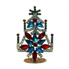 One Flower Tree Standing 8cm ~ Aqua Red*