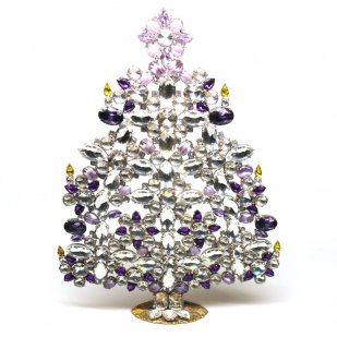 35 cm XXL Festive Xmas Tree Decoration ~ Clear Violet*